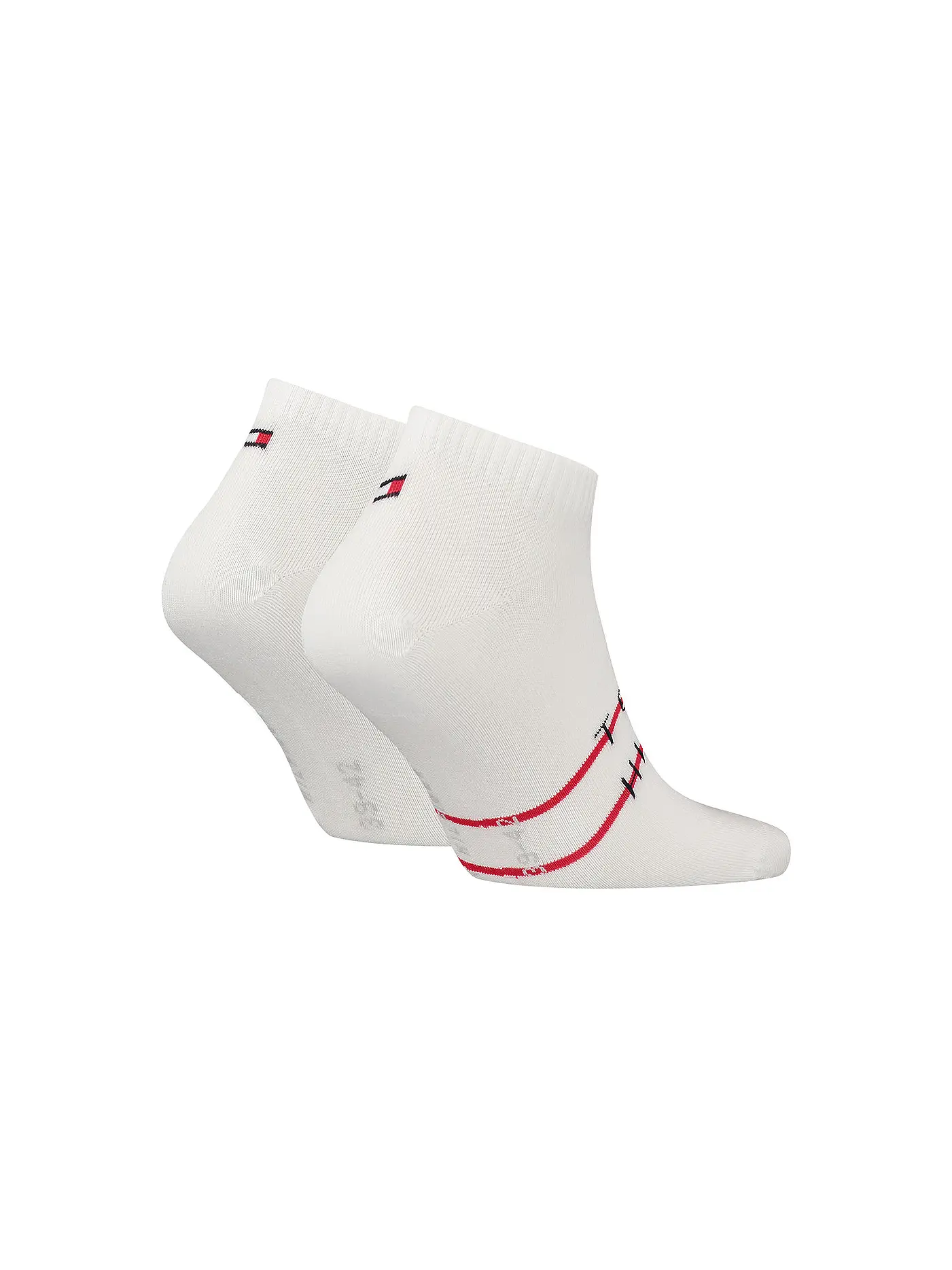 TOMMY HILFIGER | Herren Socken 2er Pkg black | weiss